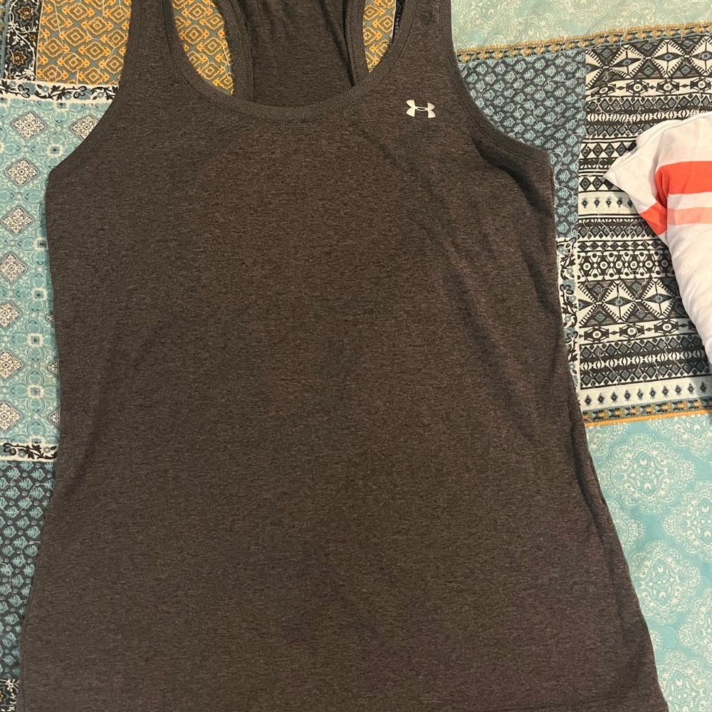 Under Armour Charcoal Sleeveless Top